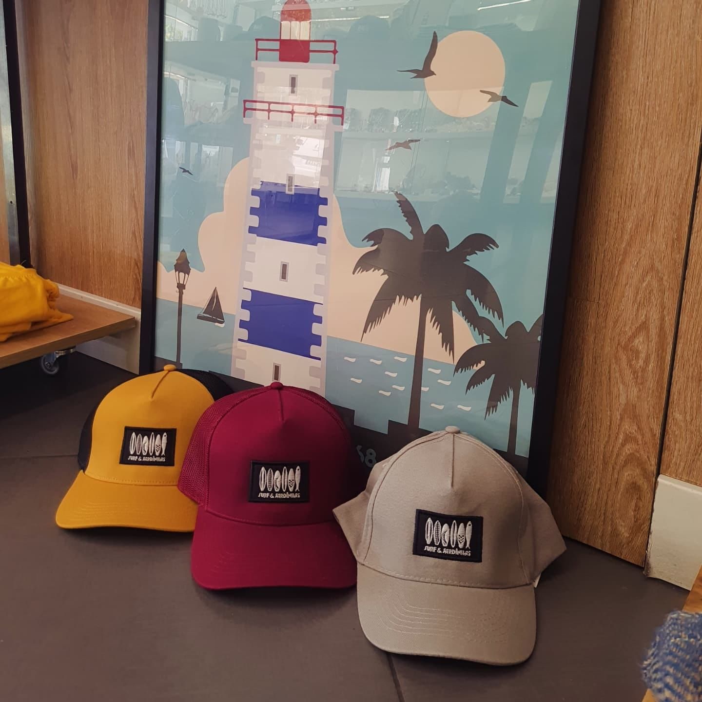 Surf & Sardinhas Baseball caps in Cascais
