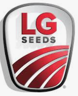 LG Seeds logo in red and gray with stylized curved stripes