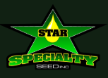 Green star logo with yellow “STAR” and “SPECIALTY SEEDS” text on a black background