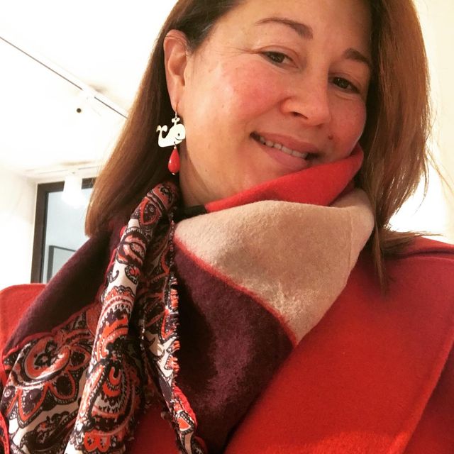orecchini e foulard