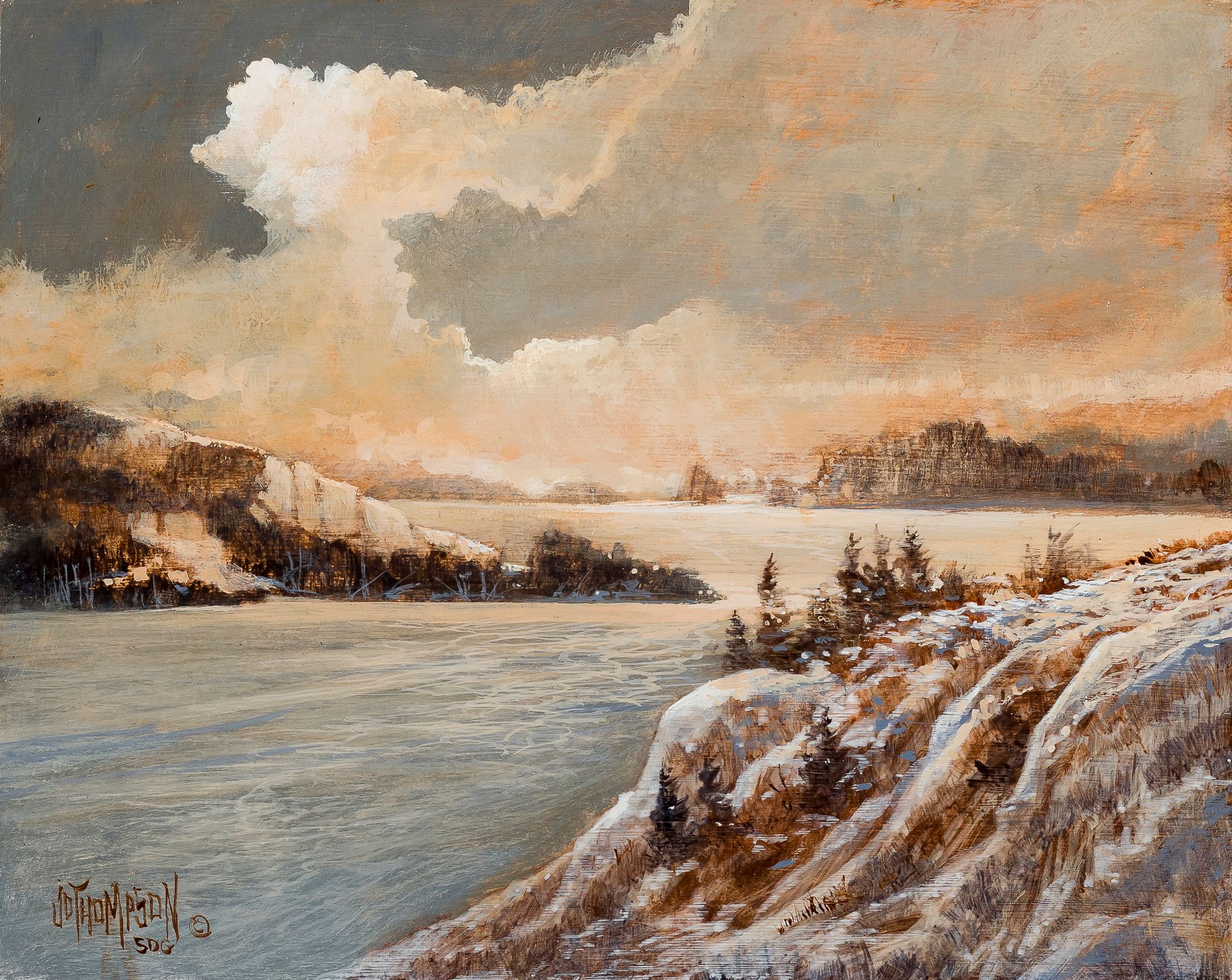 J. Douglas Thompson paintings Quebec
