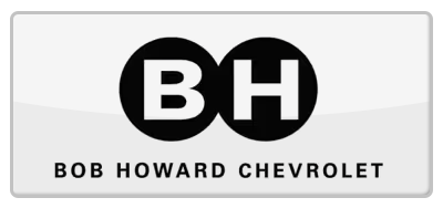 Bob Howard Chevrolet logo with bold black “BH” and dealership name below