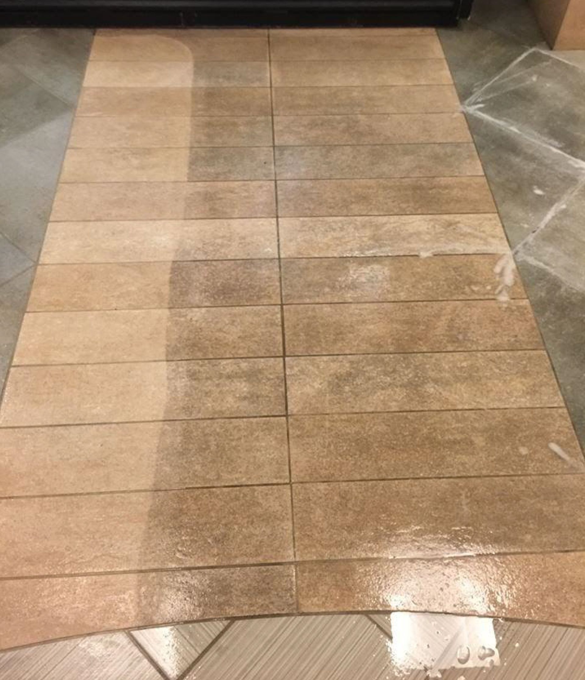 All Star Tile Cleaning Before/After