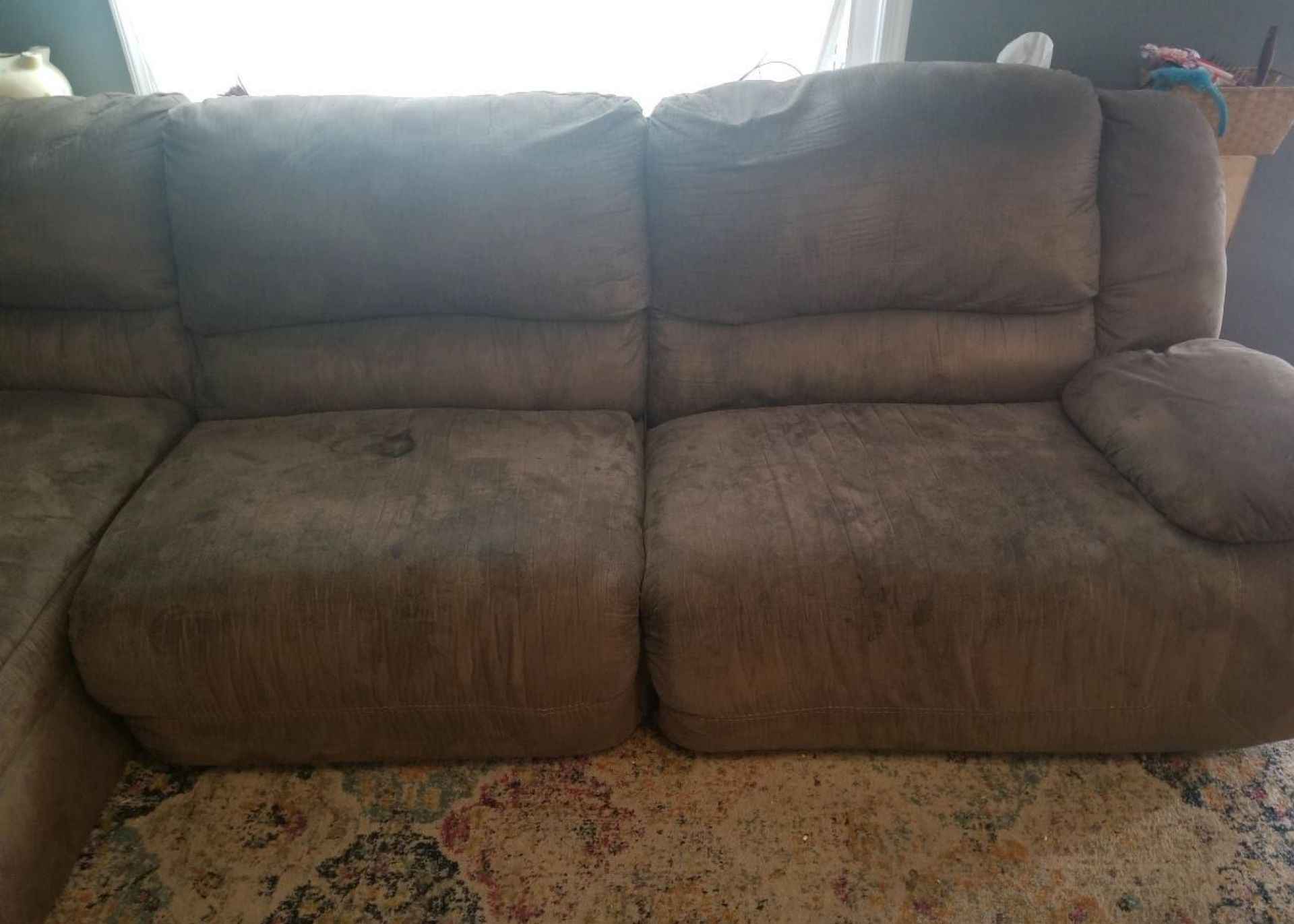 All Star Carpet Cleaning Upholstery Cleaning Before