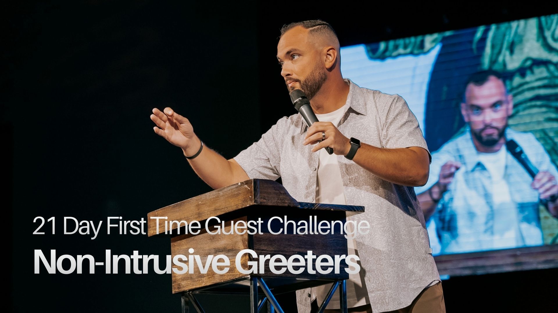First Time Guest Framework: Non-Intrusive Greeters