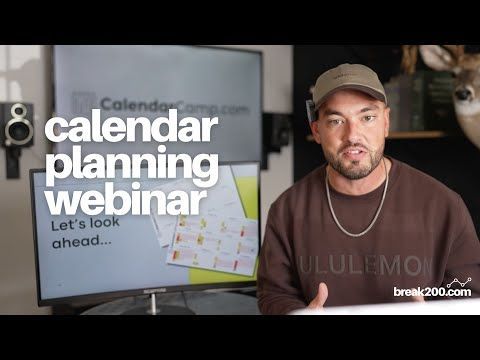 Calendar Planning Webinar