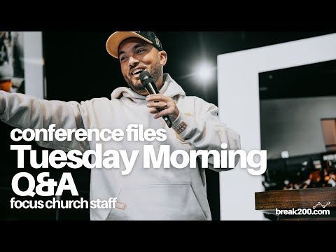 Conference Files: Tuesday Morning Q&A