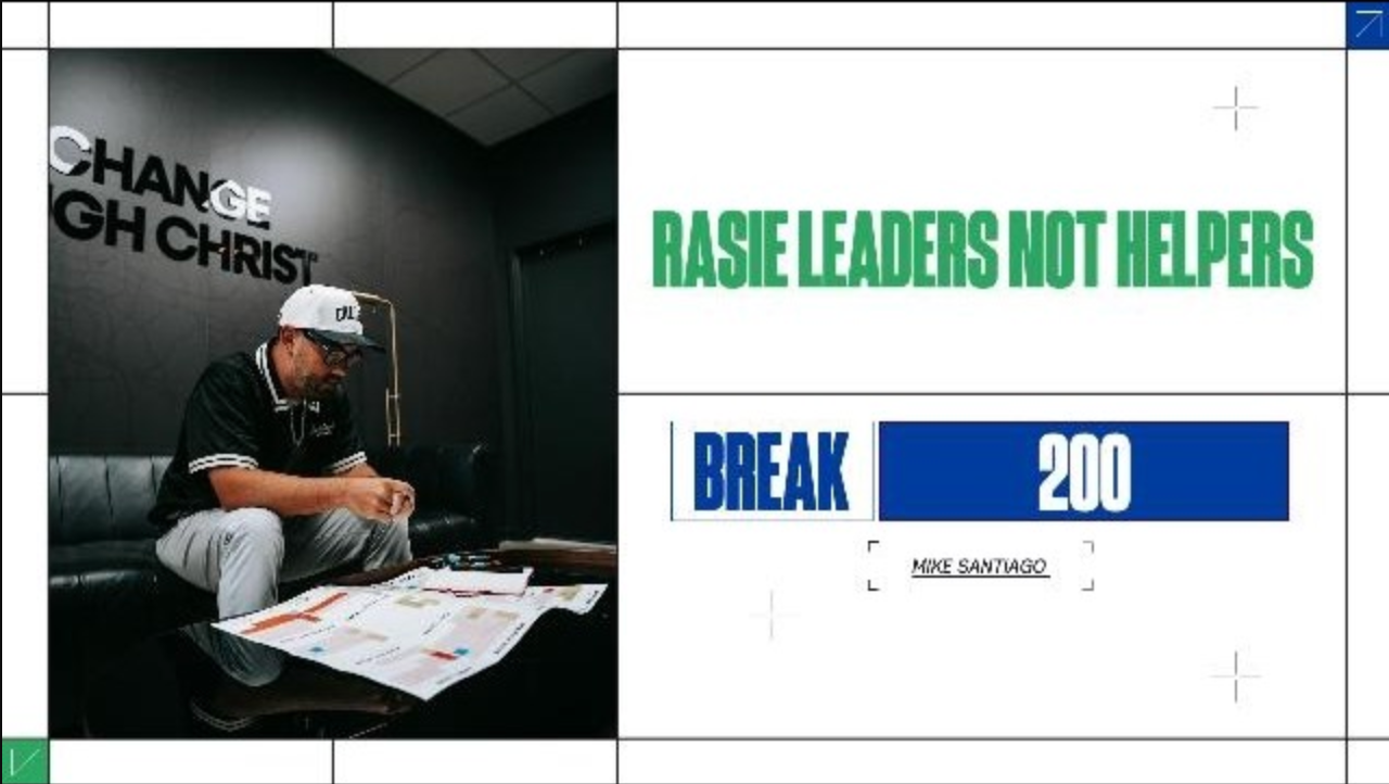 Raise Leaders not Helpers