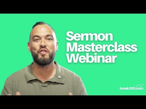Sermon Masterclass Webinar