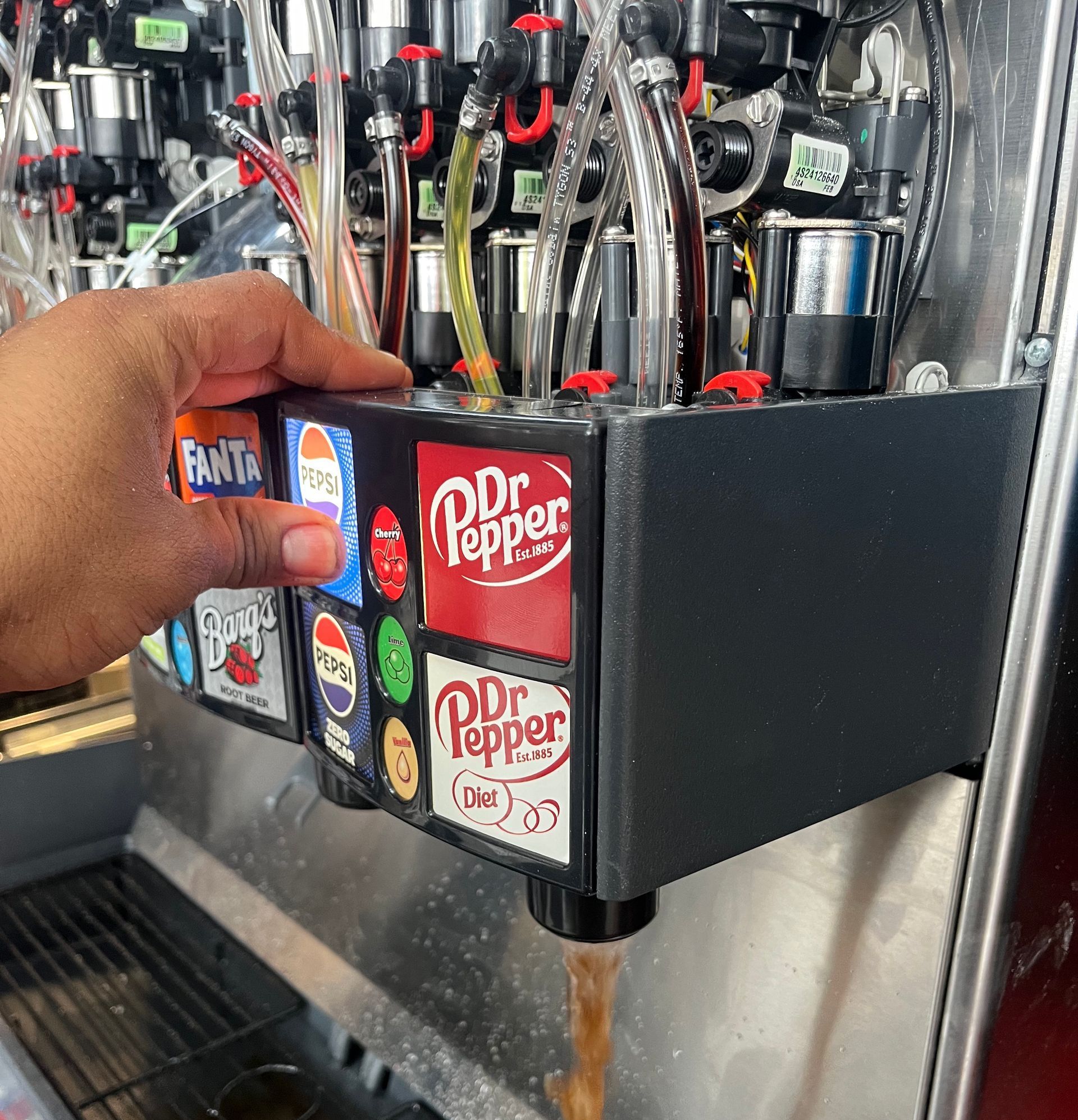 Soda fountain service