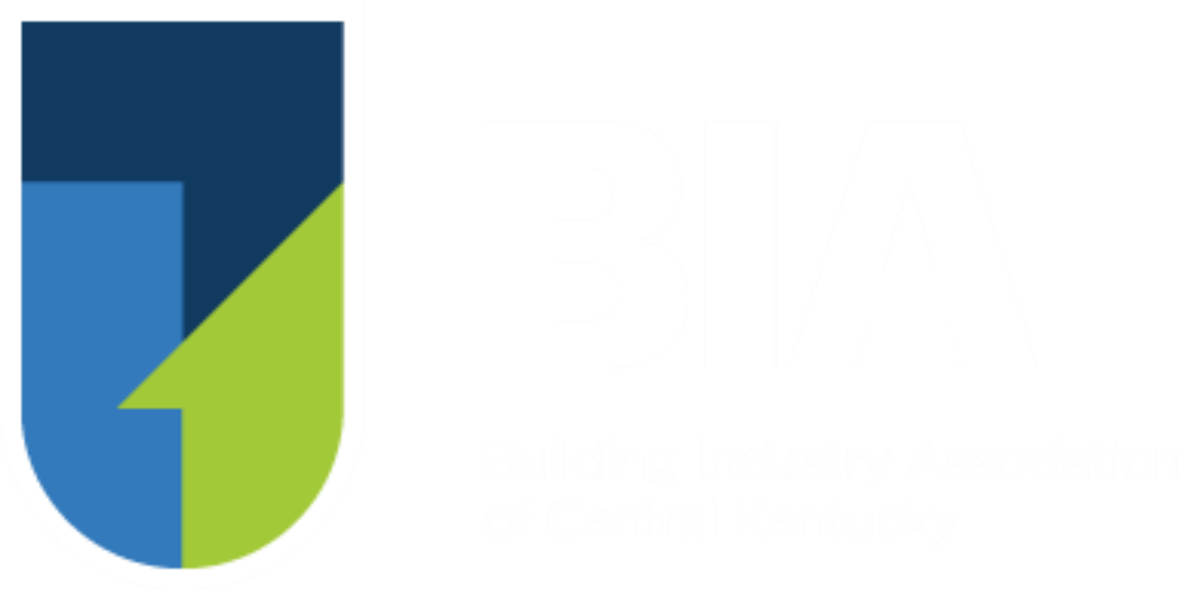Logo with a blue and green arrow within a blue U shape.