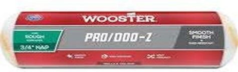 Wooster Pro/Doo-Z paint roller for rough surfaces. Red and gray packaging, 3/4