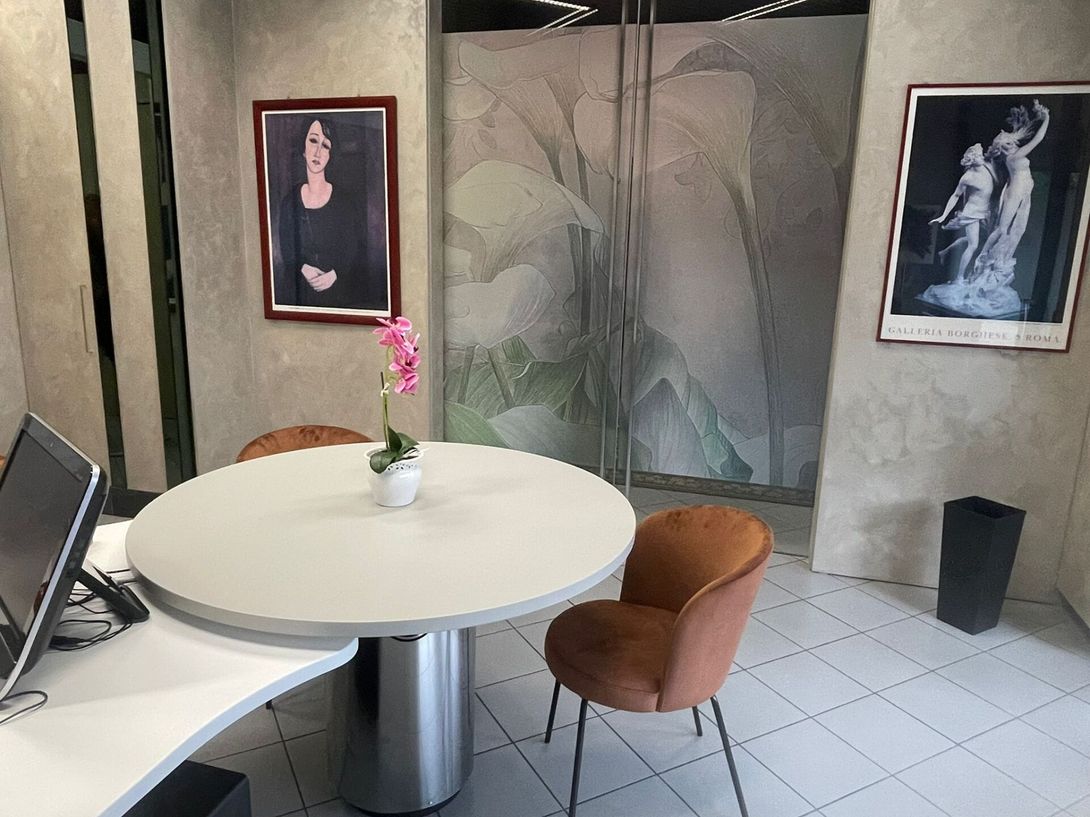 Sala d'attesa impresa funebre di Piacenza