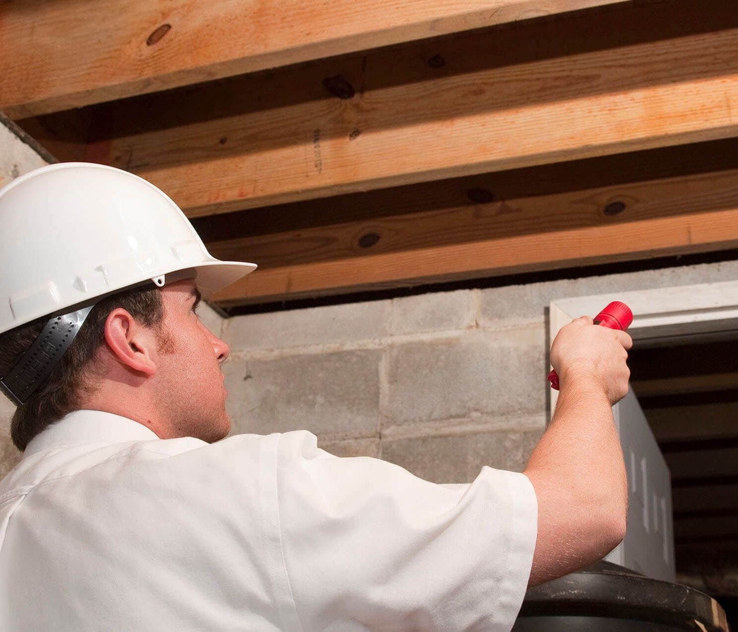 home inspection | man checking the house