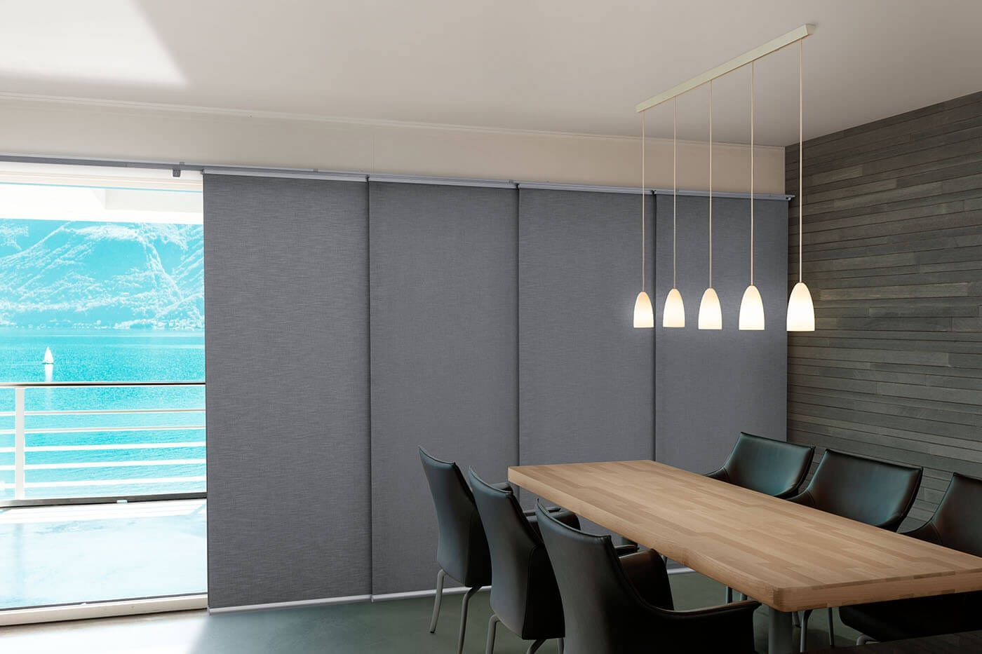 A Close Up Of A Roller Blind With Chains Attached To It — Summerland Screens & Awnings In Ballina, NSW