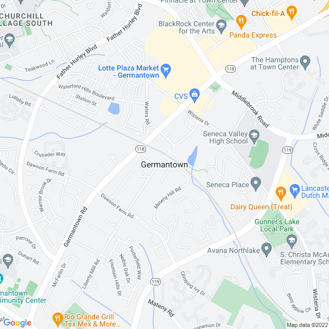 Map of business location