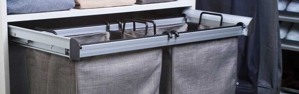Sliding laundry Hampers