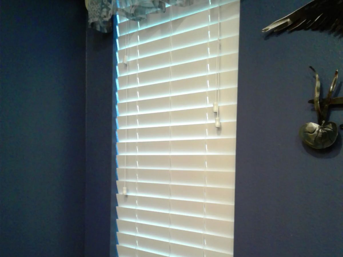 Blue Wall Window Blinds