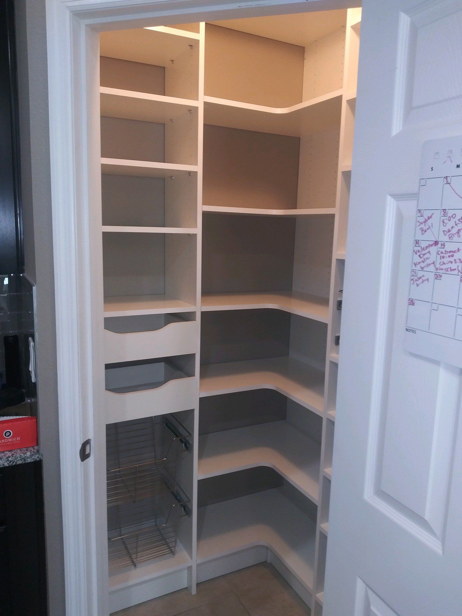 Custom Kitchen Pantry System Project