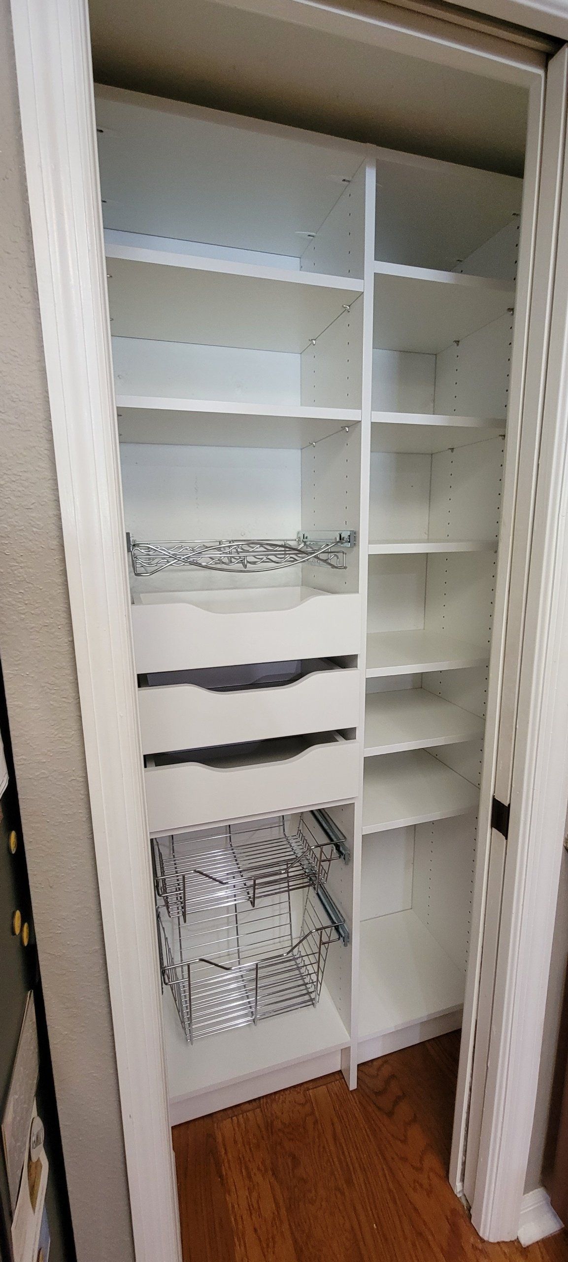 Custom Kitchen Pantry System Project