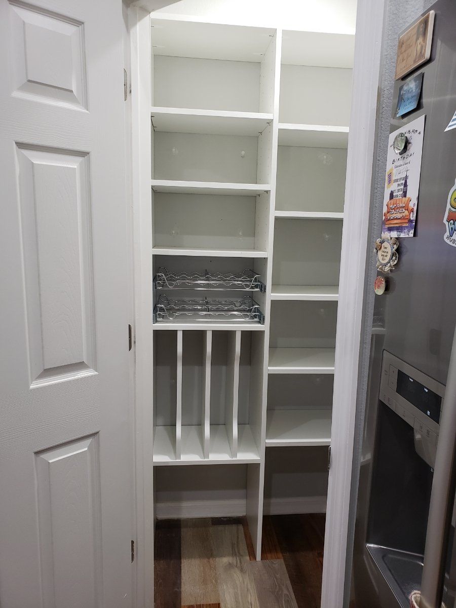 Custom Kitchen Pantry System Project