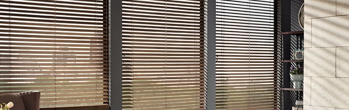 Wooden Window Blinds in Natural Light