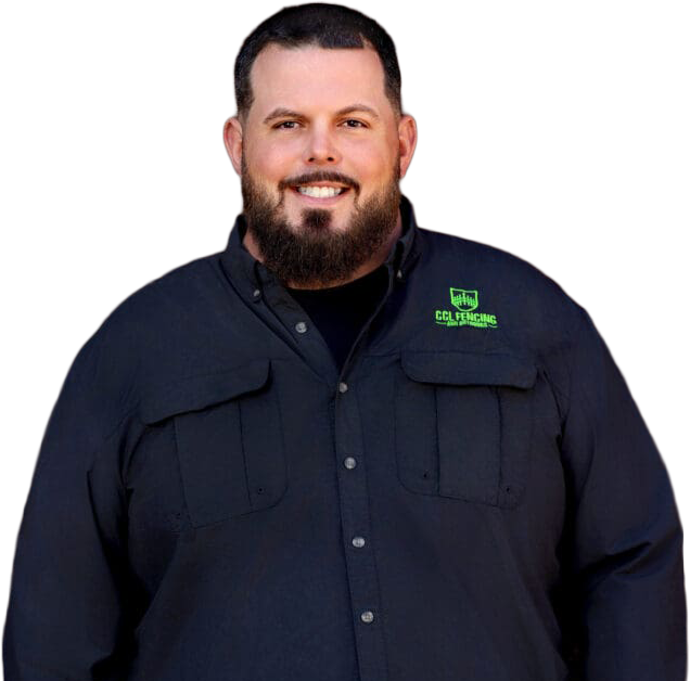 A man with a beard wearing a black shirt that says u.s. army