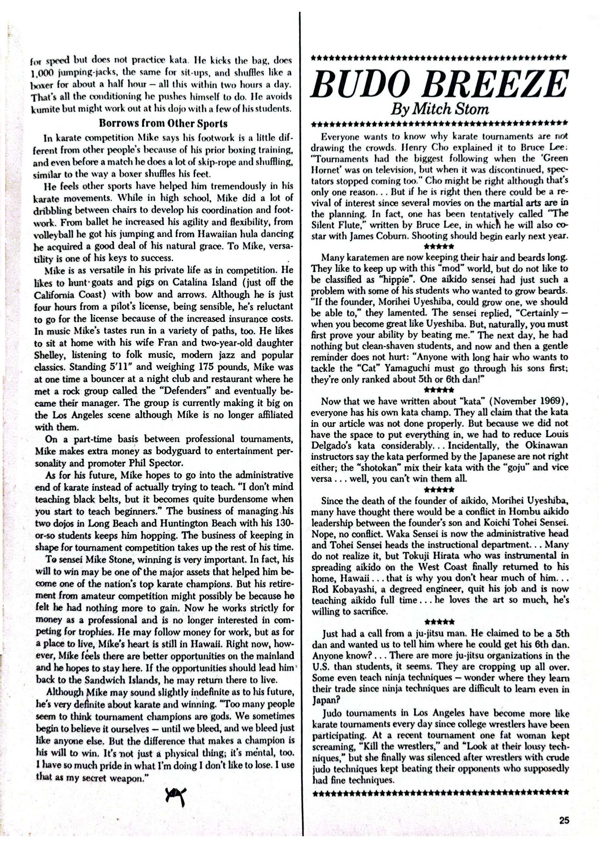 A black and white newspaper article titled 