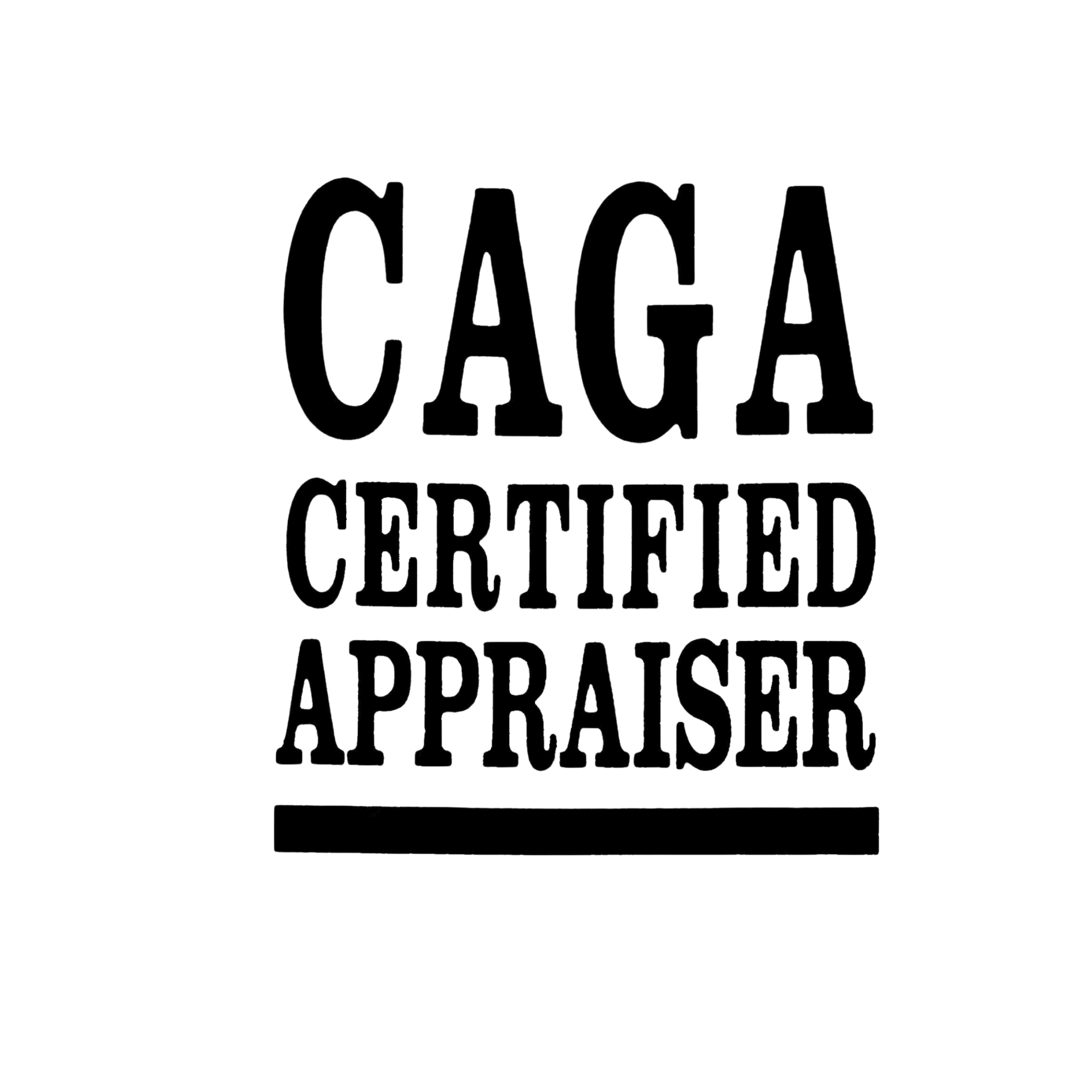 Certified Appraiser Guild of America (CAGA) member logo.