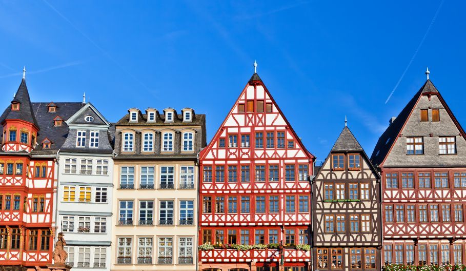 Traditional buildings in Frankfurt