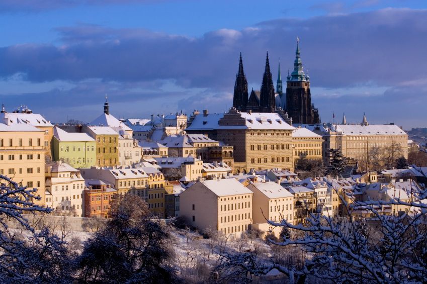 Castle in winter