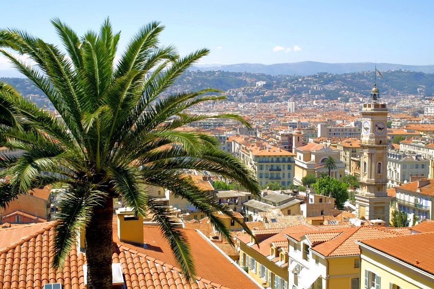 Panoramic view of Nice