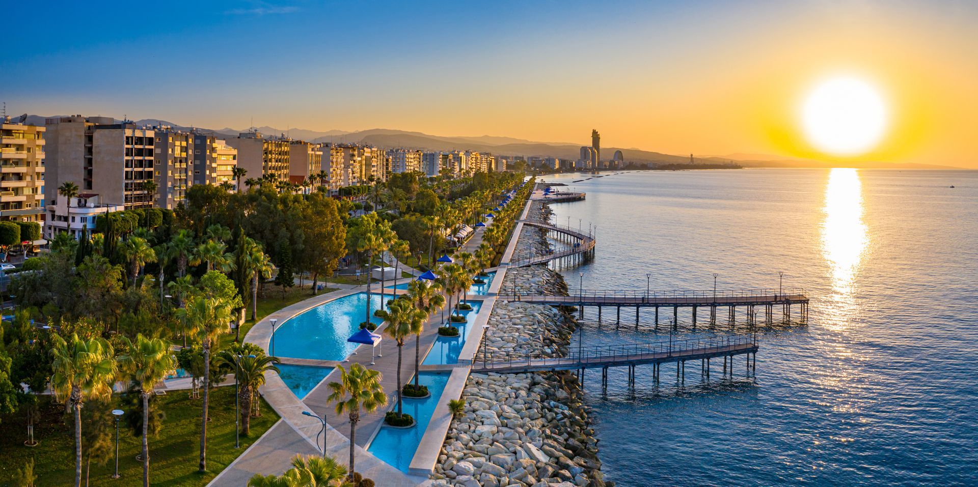 Limassol at sunset