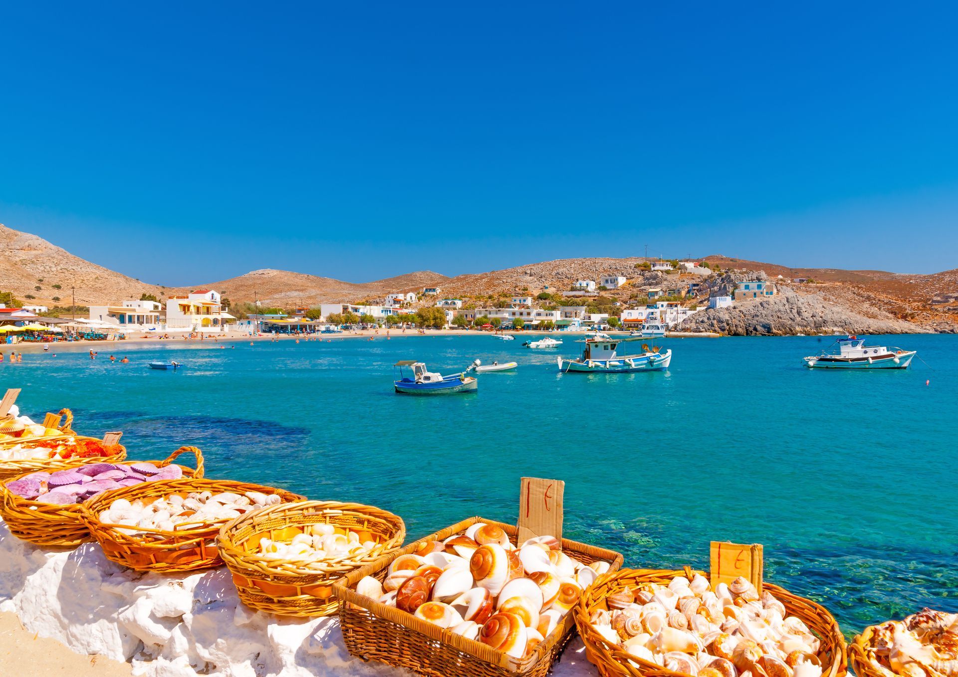 Shells local market Kos