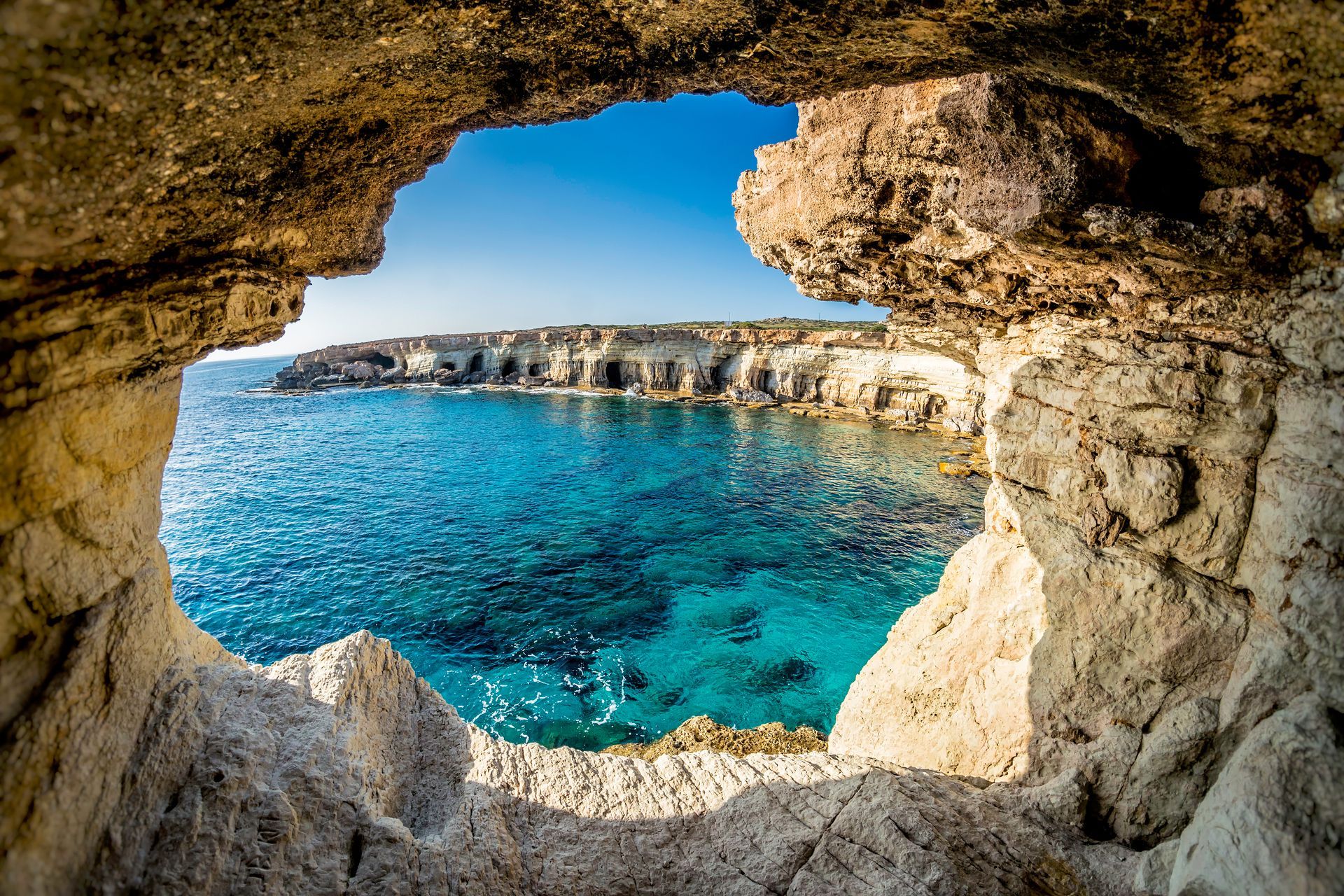 Sea caves Ayia Napa