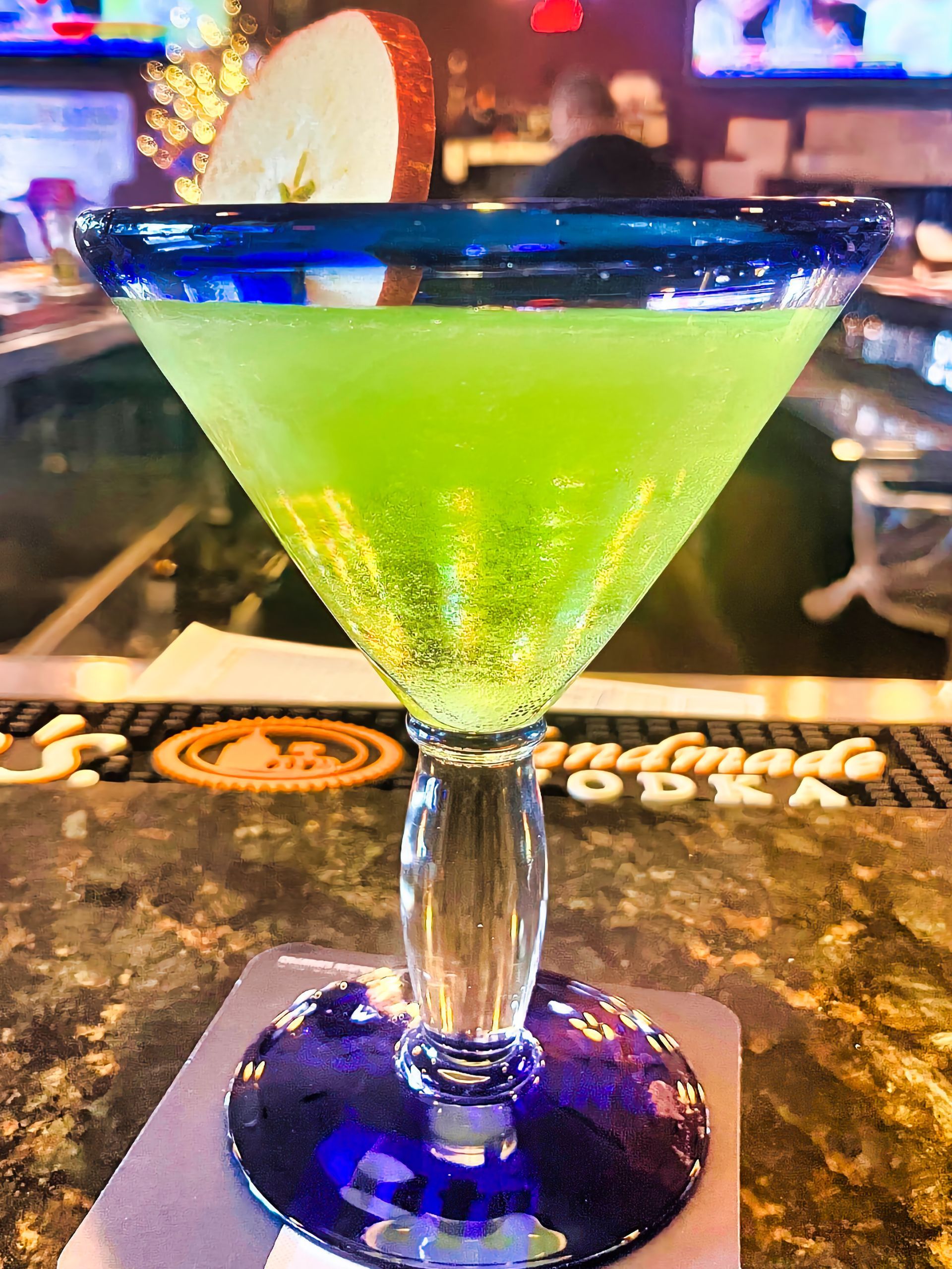 Apple martini at Dockers North