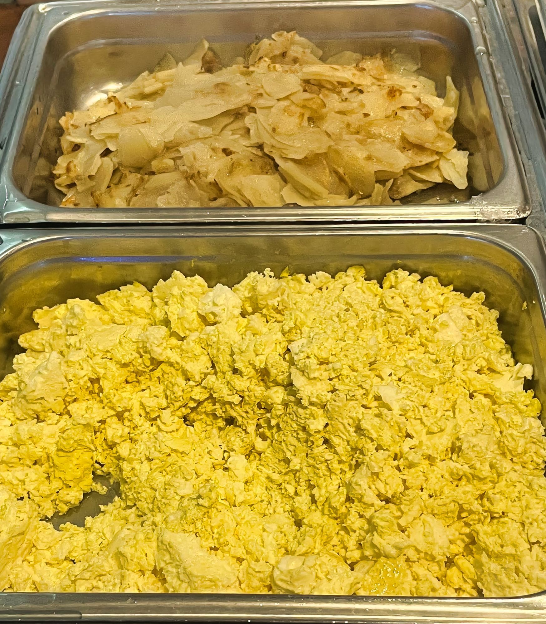 Eggs and hashbrowns at Dockers North brunch