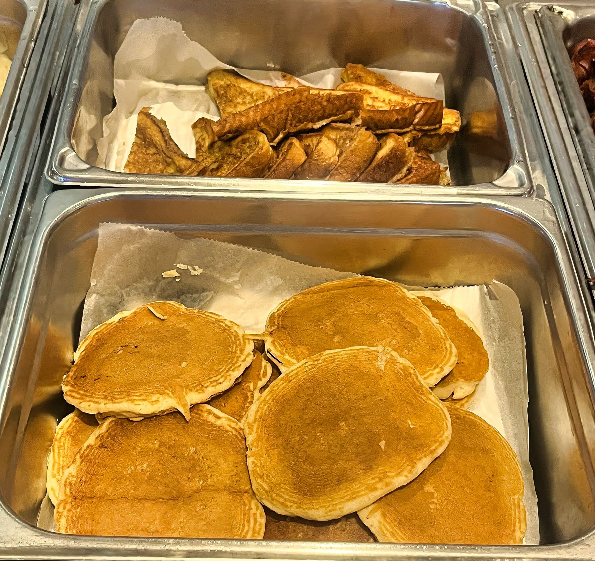Pancakes and French toast at Dockers North brunch
