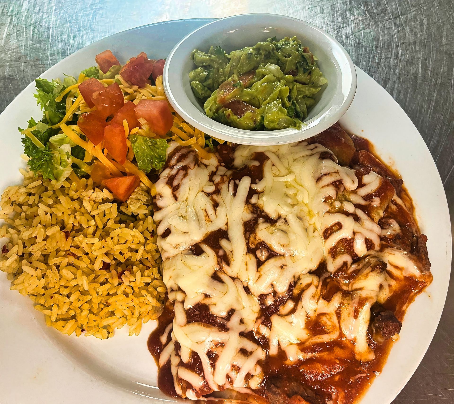 Enchiladas at Dockers North