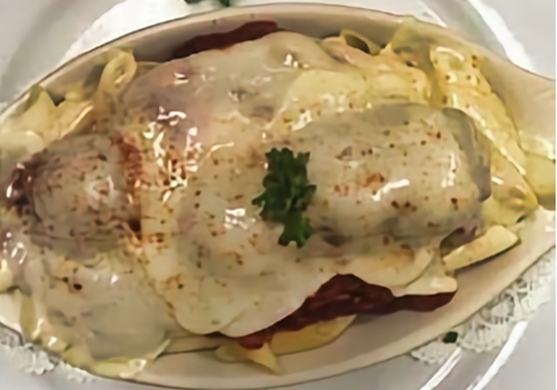 Baked meatballs at Dockers North