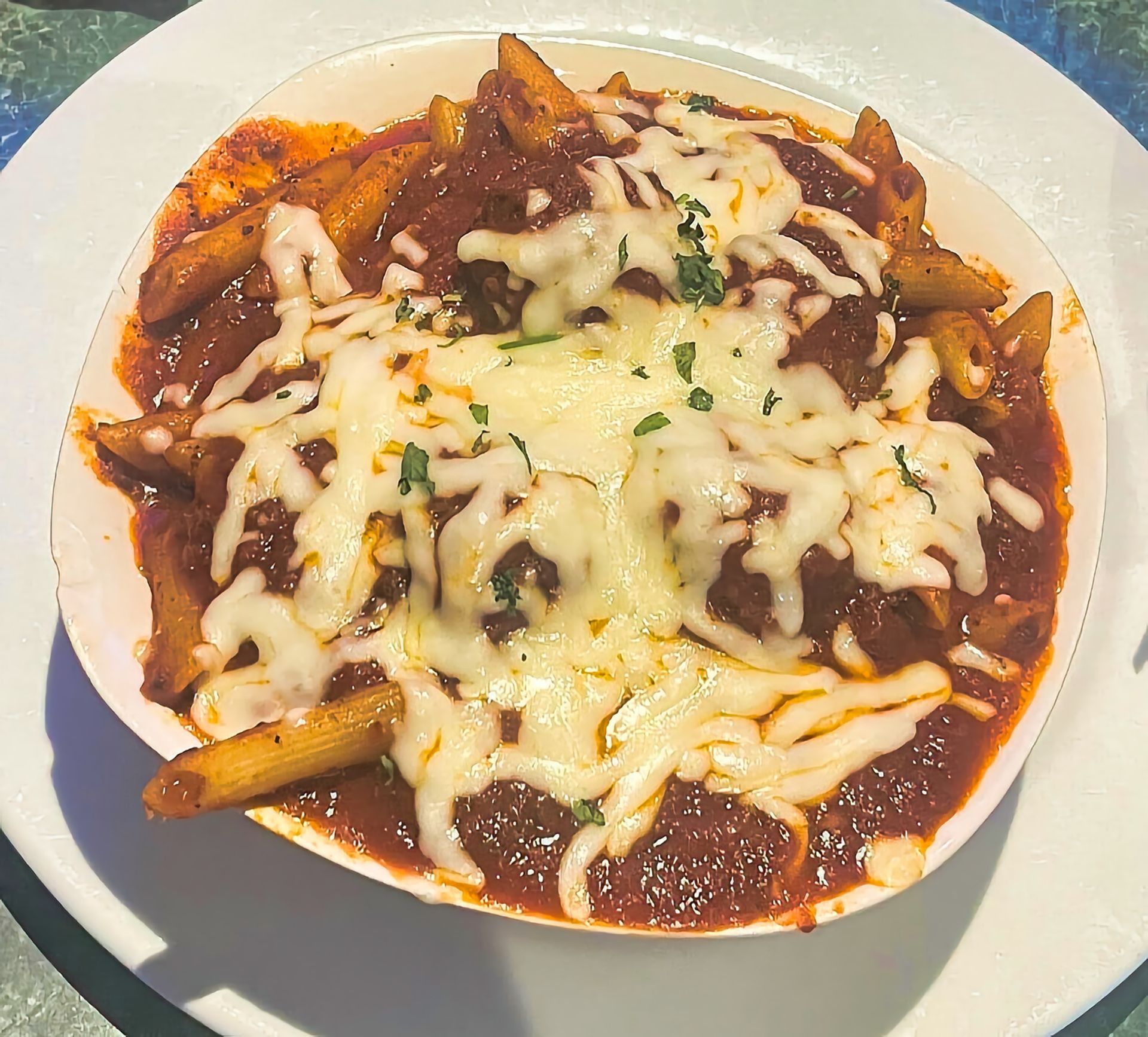 Baked mostaccioli at Dockers North