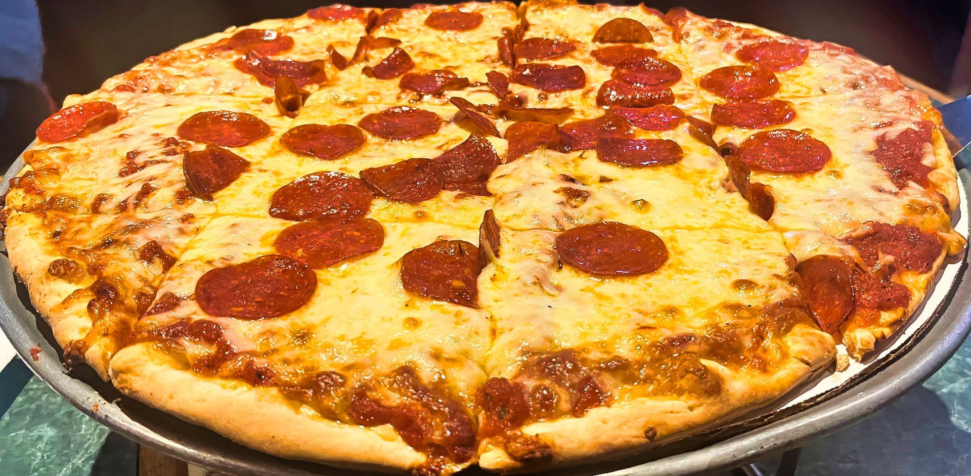 Pepperoni pizza at Dockers North