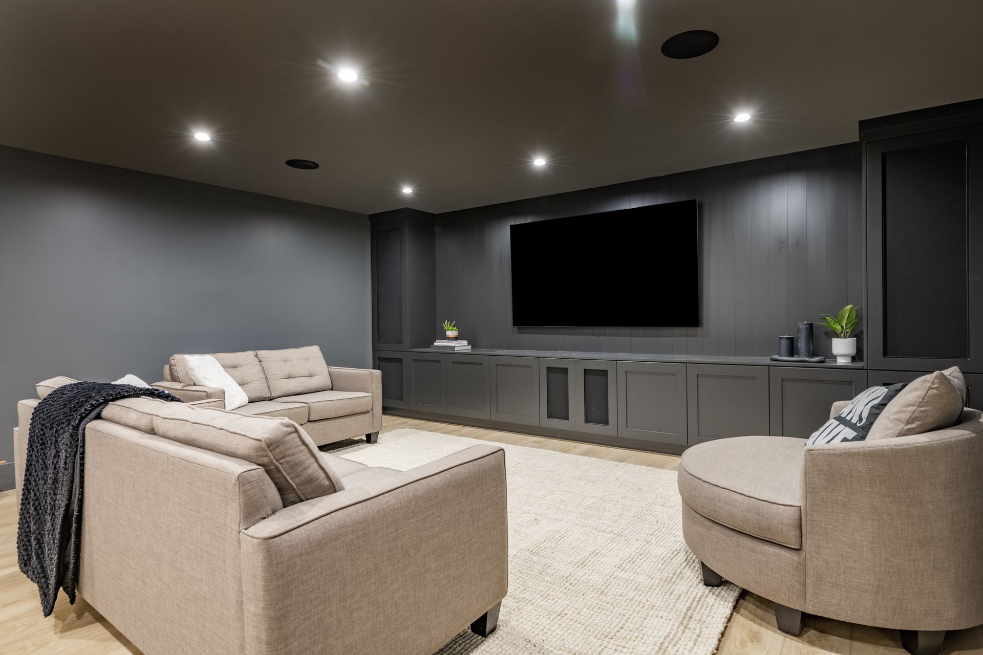 A room that is being remodeled with a lot of wood and a table.