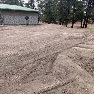 Dirt Road Leading to Building in the Woods - Elizabeth, CO – NRK Skidsteer