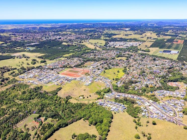 Aerial view — Donnelly Painting In Wollongbar, NSW