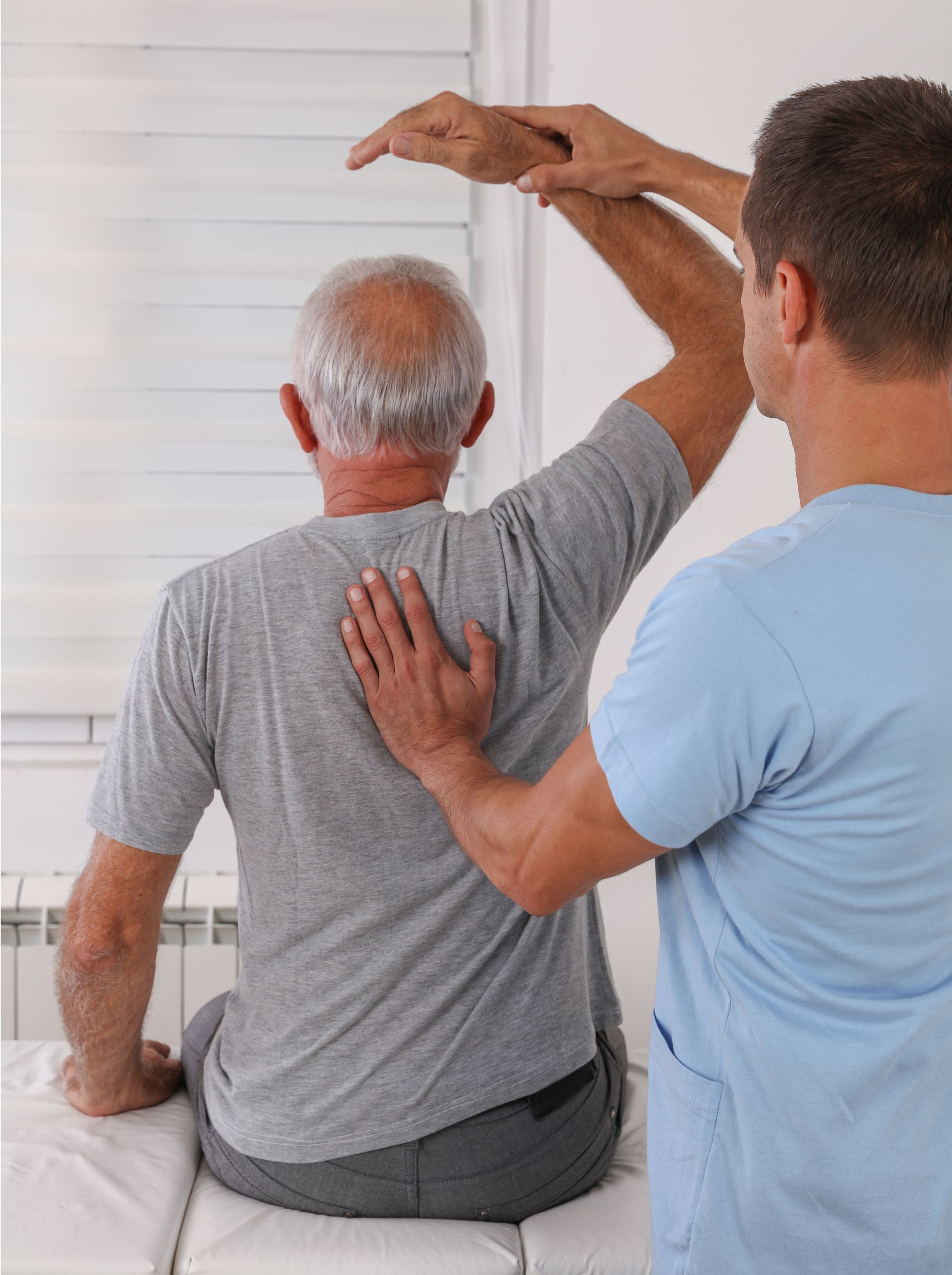 Osteopathy on old man