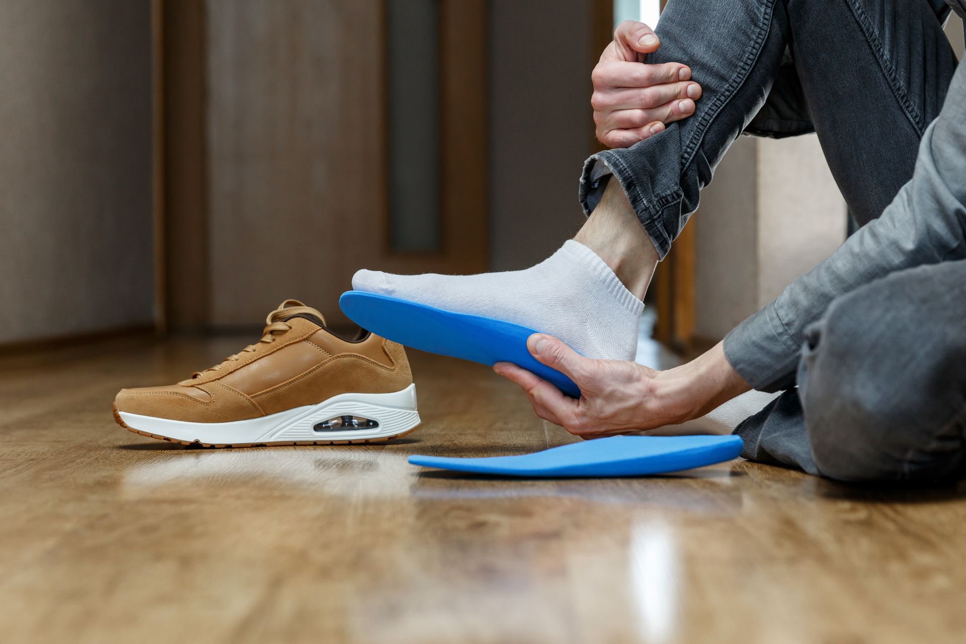 orthotics sole in a shoe
