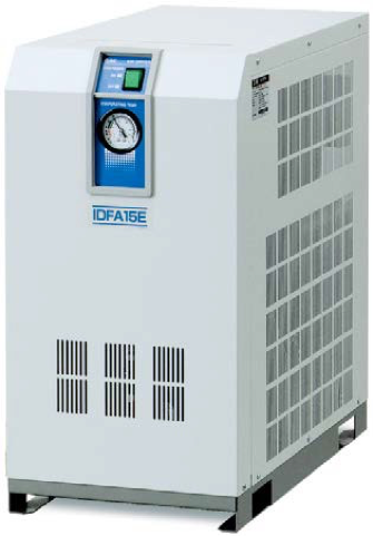 White industrial air compressor unit with gauges and vents, shown in a studio-style view — Air & Lift Gear in Buderim, QLD