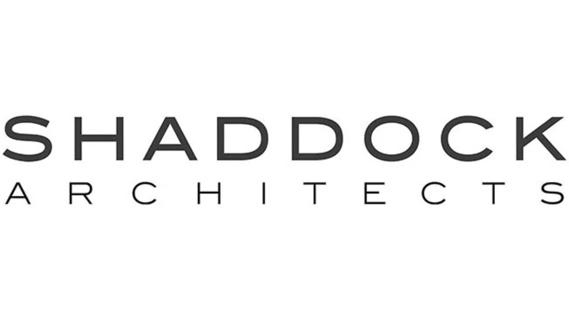 Shaddock Architects logo in black and gray text on a white background