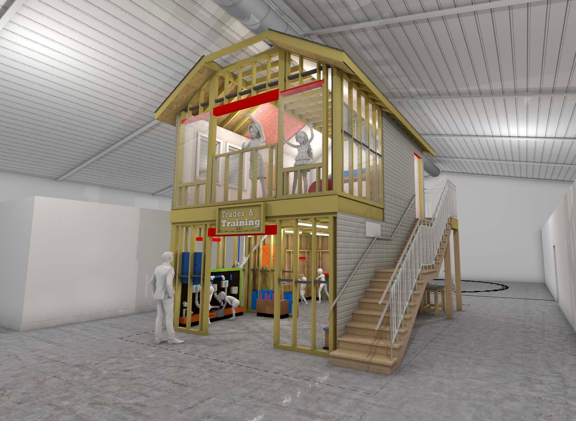 The Children's Museum of Green Bay Trades in Training Exhibit